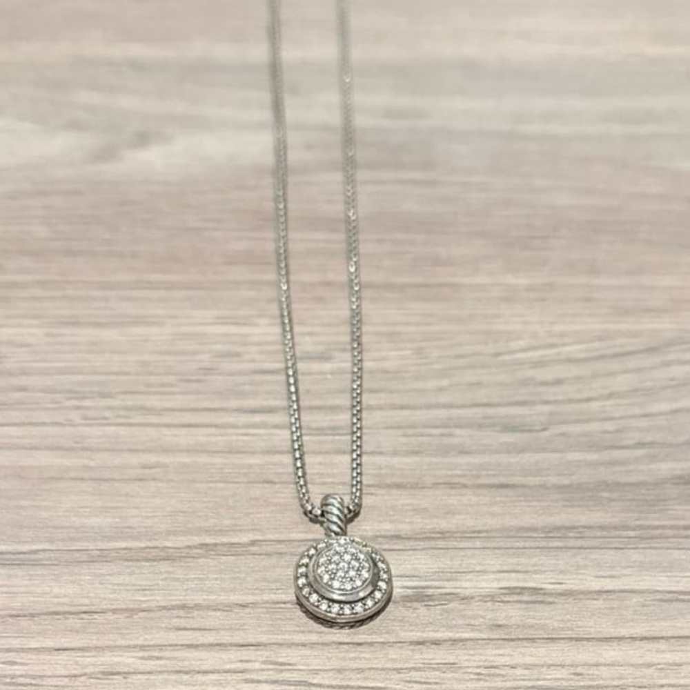 David Yurman Pave Diamond Necklace